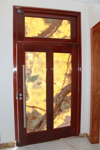 Sample Green Onyx On Door Earlwood